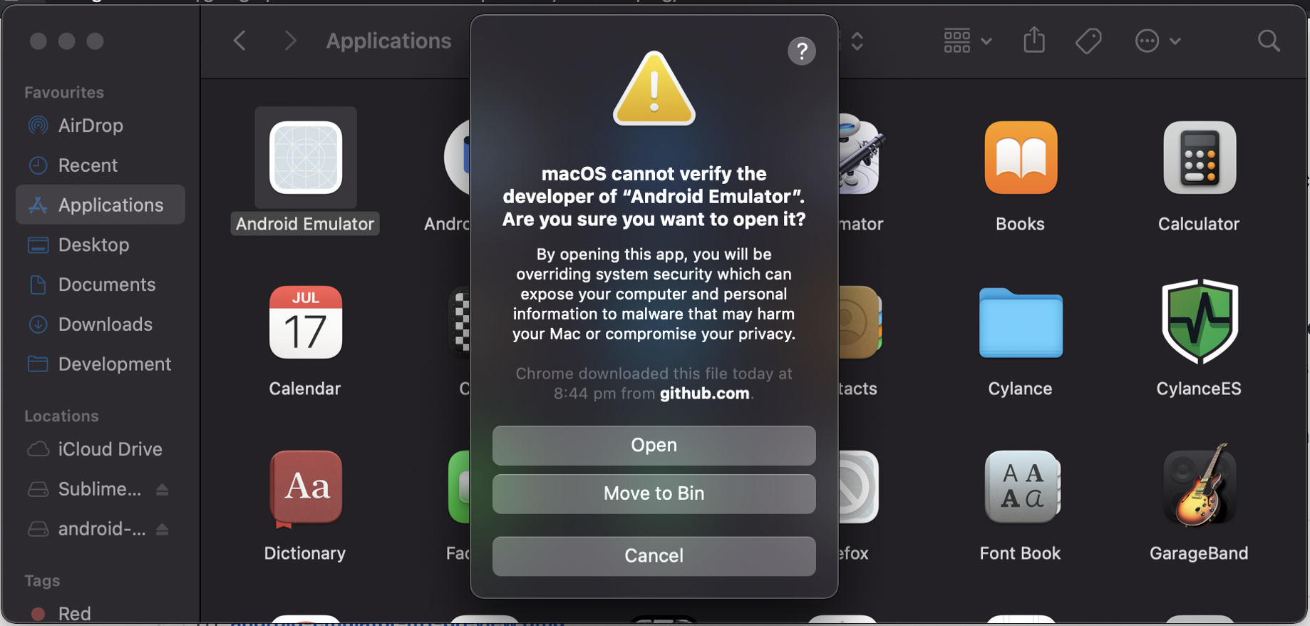 mac emulator on android
